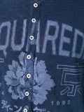 floral logo henley