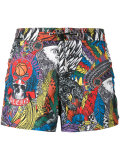 printed swimming trunks