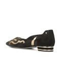 embellished pointed toe ballerinas