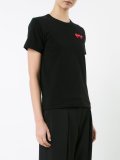 embroidered heart T-shirt 