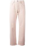 folded hem straight jeans