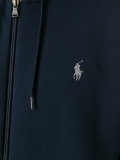 kangaroo pocket zipped hoodie