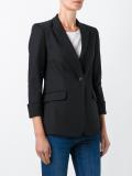 peaked lapel blazer
