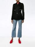 raw edge oversized jacket