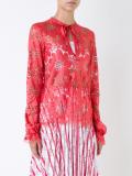 tinsel lace blouse