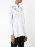 embroidered peplum shirt 