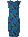 jacquard fitted dress