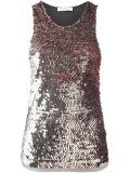 sequined halterneck vest