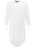drop hem T-shirt