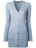 ribbed fitted cardigan