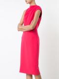 asymmetric sleeves dress