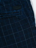 checked chino shorts 