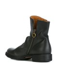 crease effect ankle boots