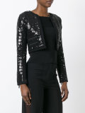 sequinned cropped jacket