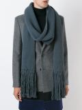 ribbed tassel scarf