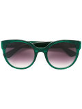 round frame glitter sunglasses