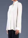 back pleat blouse