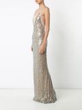 open back sequined dress