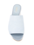 open toe mules