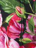 rose print bomber jacket