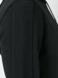 ribbed detail hoodie