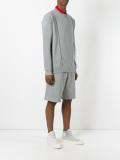 piped trim detail sweatshirt