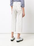 high-rise cropped jeans
