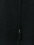 tassel detail deep-V jumper