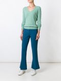 cable knit v neck jumper