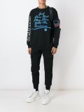 'god'印花套头衫