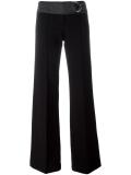 flared long trousers