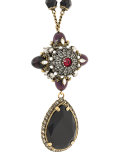 jewelled pendant necklace