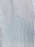 band collar striped shirt 