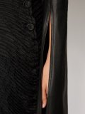 slit sleeve cropped blouse