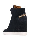 wedge hi-top sneakers
