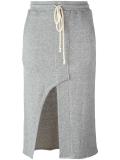 front slit pencil skirt