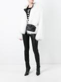 collarless jacket