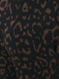 jacquard wide leg cropped trousers