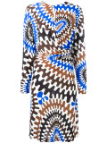 wheels print dress 