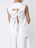 'Sleeveless Open Back Tie' shirt