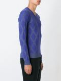 argyle pattern sweater