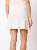 ribbed A-line skirt