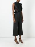 tailored cropped jumpsuit