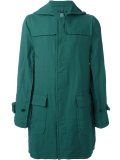 single breasted midi coat 