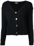 cropped bouclé cardigan