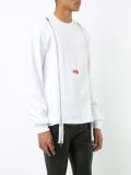 zipped detailing sweatshirt