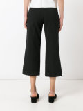 flared cropped trousers