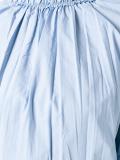 ruffle collar poplin top