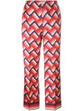 printed silk trousers 