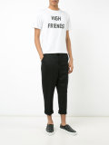 'high friends' print T-shirt